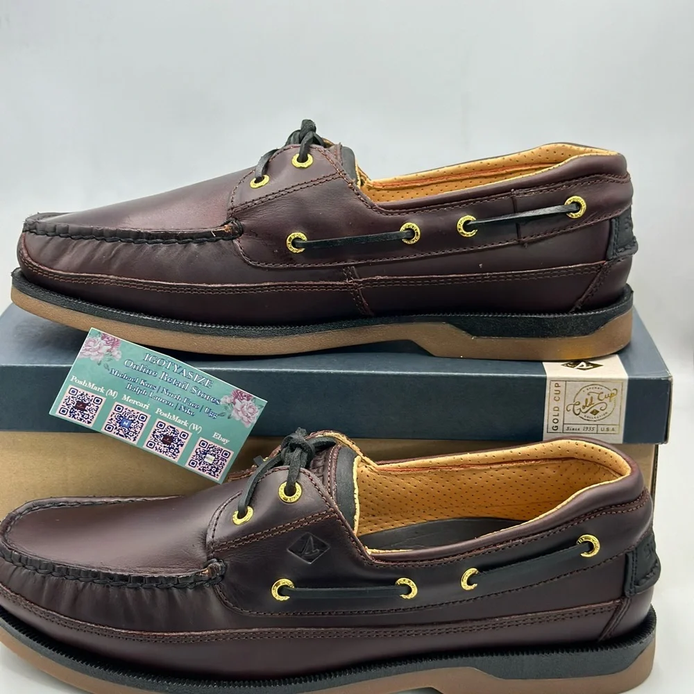 SPERRY‎ GOLD CUP AUTHENTIC MAKO 2-EYE BOAT SHOES